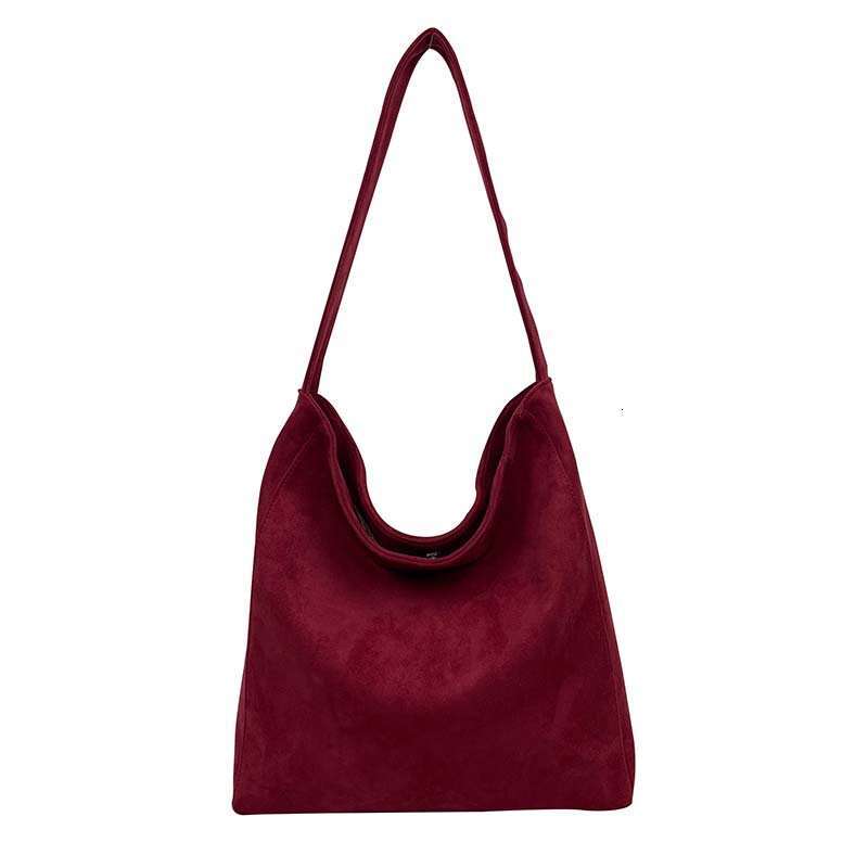 Designer Bag Luxury Bag New Suede Commuter For Women, Niche Texture Tote Bag, Large Capacity Versatile Shoulder Bag Shoulder Underarm