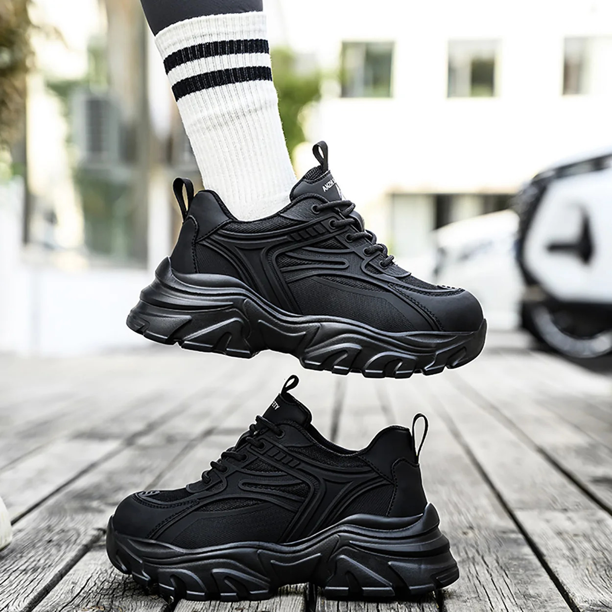 Women Safety Shoes For Work Safety Boots Breathable Steel Toe Puncture Proof Sport Work Sneakers Construction Tactical Boots 251011