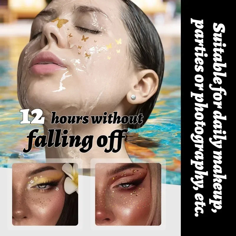 6pcsset Face Fake Freckles Tattoo Sticker Freckle Makeup Patch Waterproof Onetime Tattoo Stickers Lasting Face Natural Freckle 251015