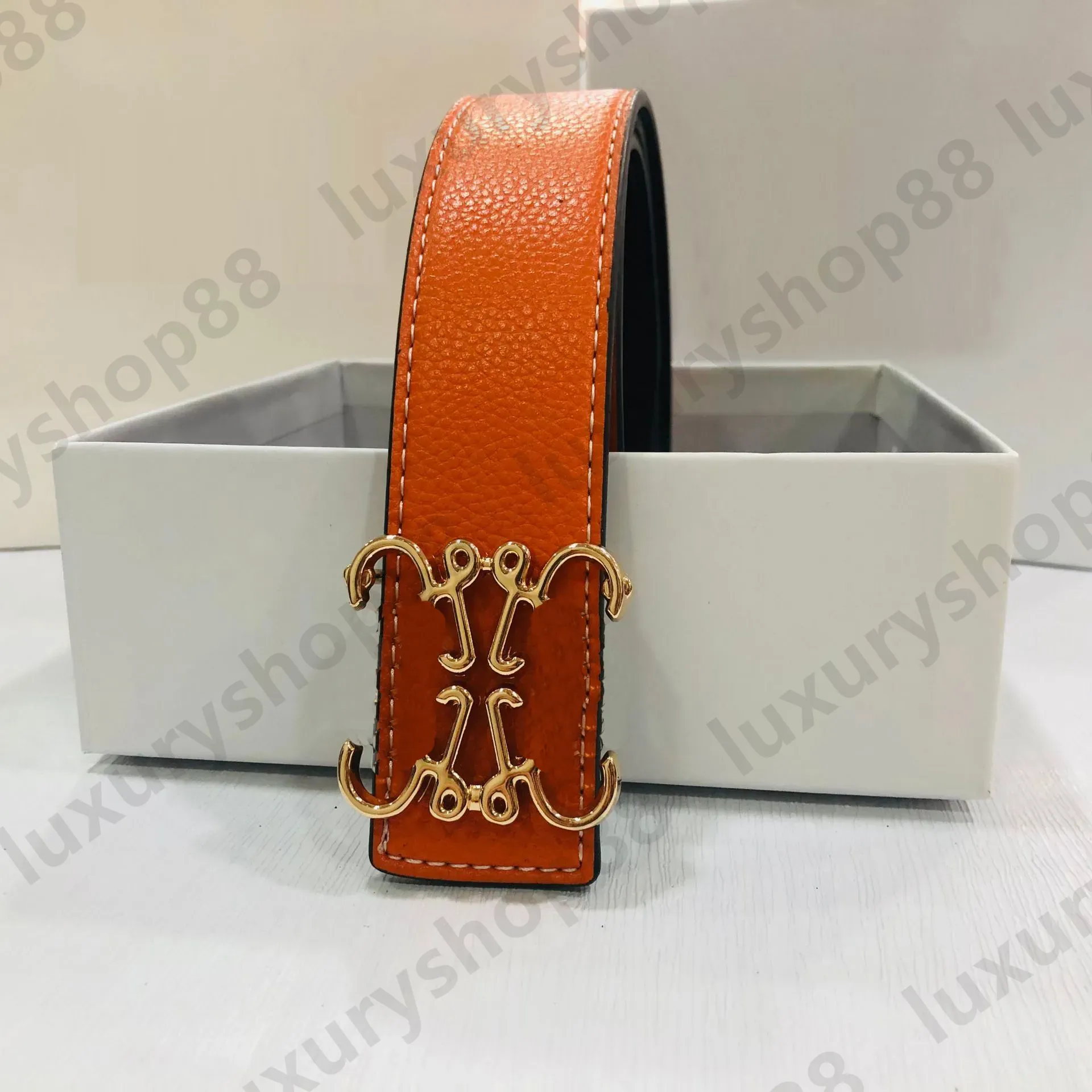 Mens designers riem leather belt classic fashion mens belts ceinture luxe designer business casual gold sier metal width 4.0cm with boxSSS