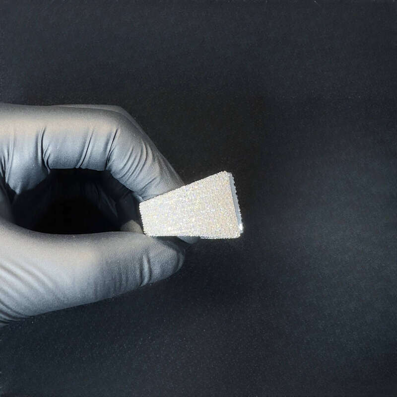 Fashion Jewelry Exquisite Inlaid VVS Silicon Stone S Silver Hip-Hop Iced Out Ring