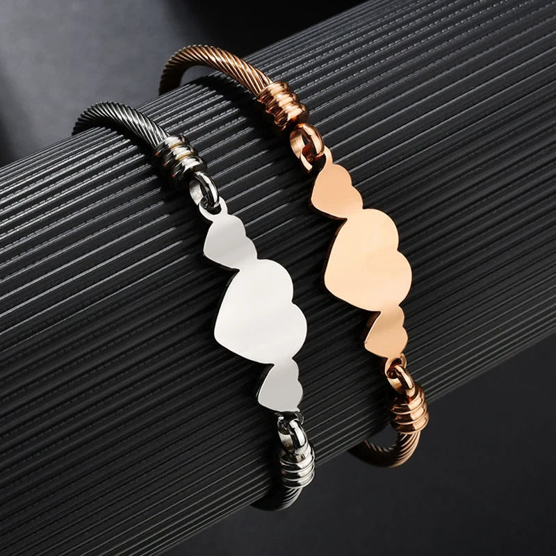 Nextvance Customized Bracelets Engrave Name Date Bracelet Stainless Steel Personalized Bangles Women ID Tag Memory Gif 251014