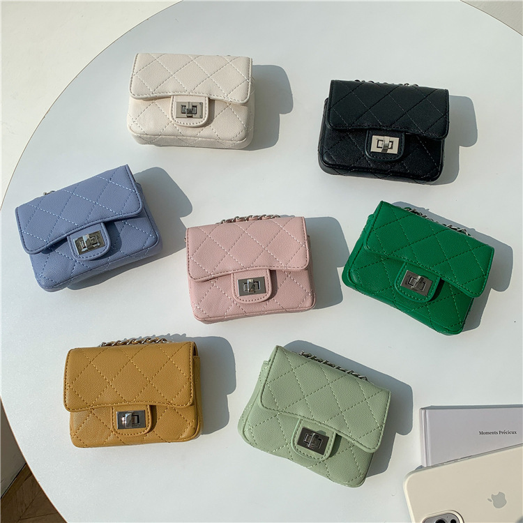 Luxury Brand Designer Bag Spring Small Style Quilted Chain Bag For Women Fashionable Coin Purse Lipstick Mini Bag Flap Crossbody Bag For Women Quilted
