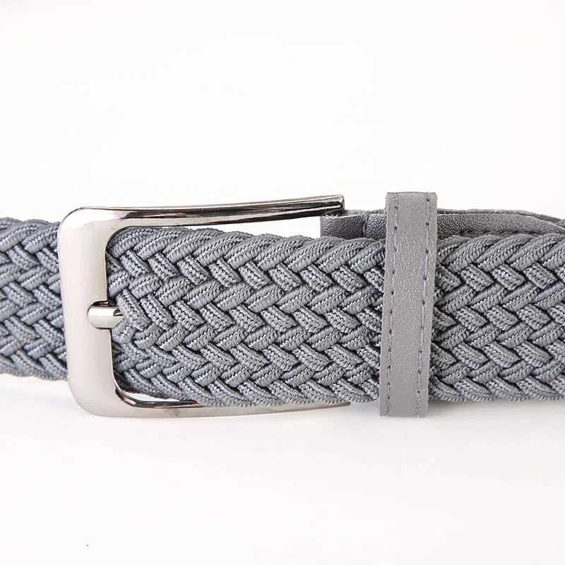 Plus Large Big LONG Size 130 140 150cm Elastic Woven Belt Casual Women Mens Punched Waist Straps Stretch Canvas Trouser Belts W251018