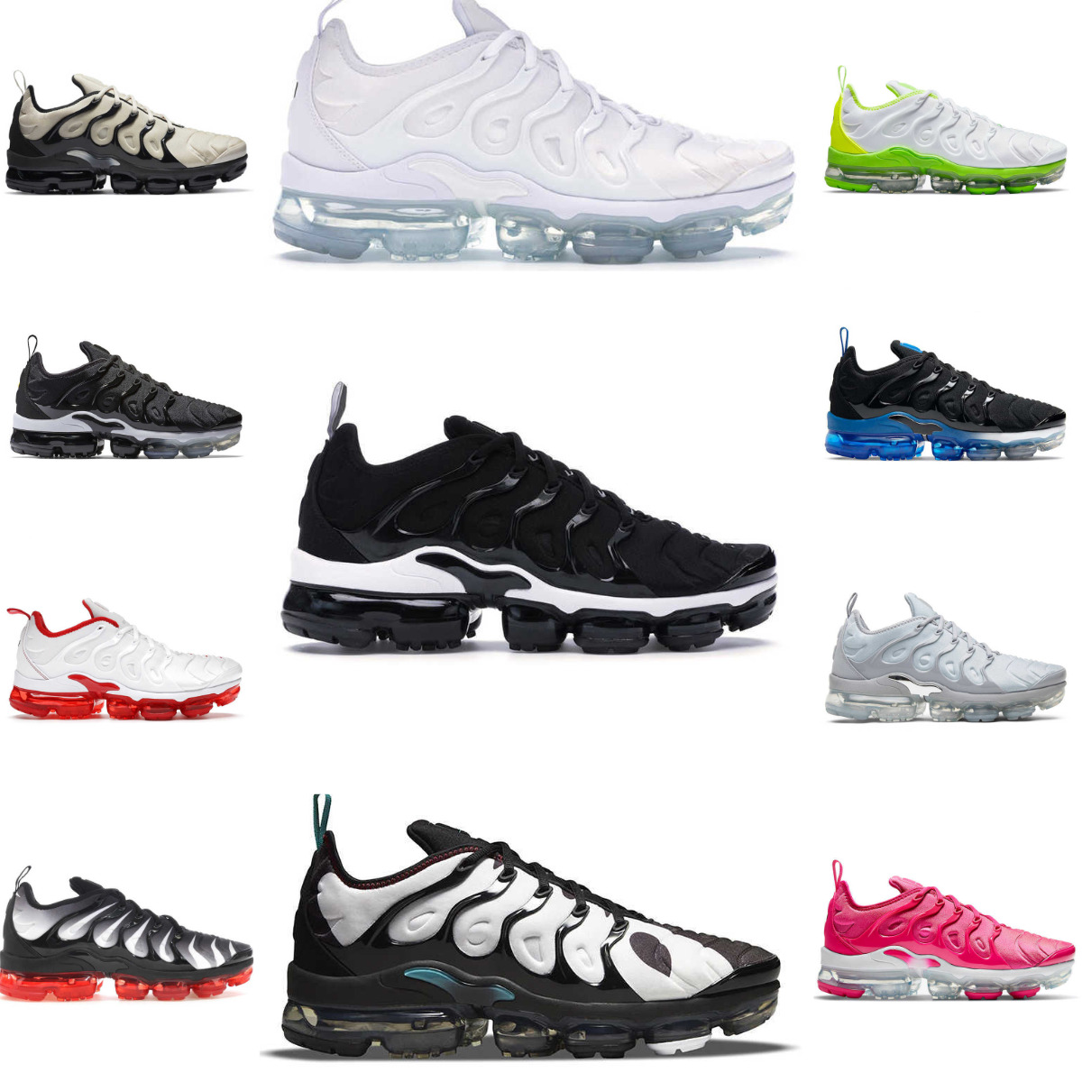 Trainers Tn Plus Sports Shoes Vapormmaxs Men Women Tns Requin All Black Royal Griffey Reflective Grey Outdoor Cushion Shoe Triple White Blue Red Designer Sneakers