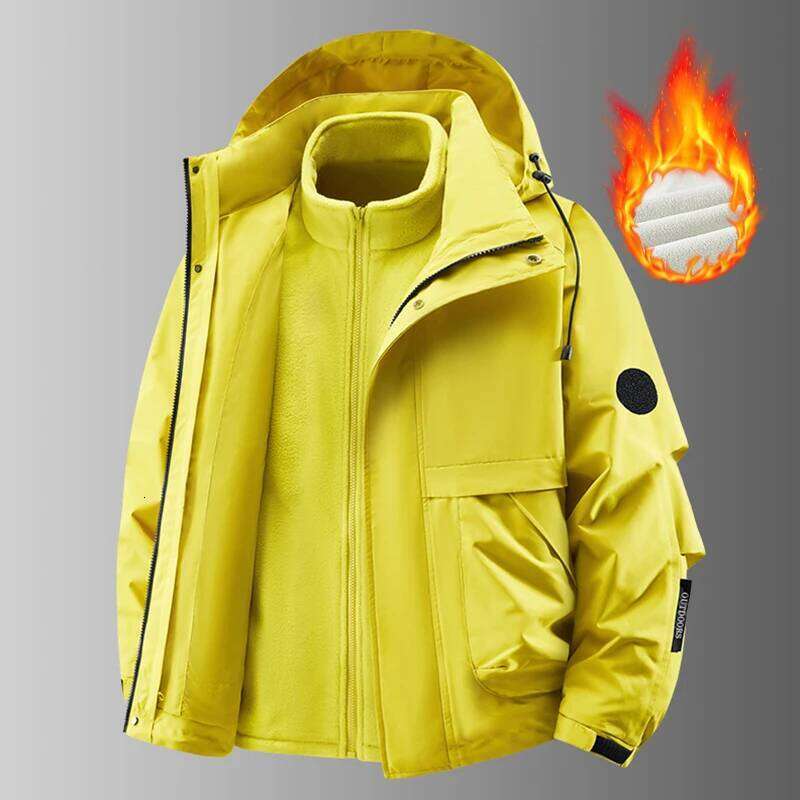 Jacket Men's Autumn And Winter Three-In-One Outdoor Sports Fleece Inner Jacket
