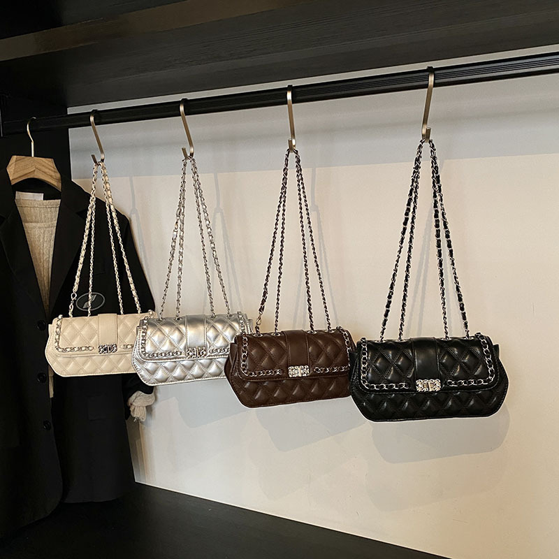 Luxury Brand Designer Bag Xiaoxiangfeng 2025 Spring Summer New High-End Luxury Quilted Chain Underarm Bag For Women Versatile Shoulder Crossbody Bag