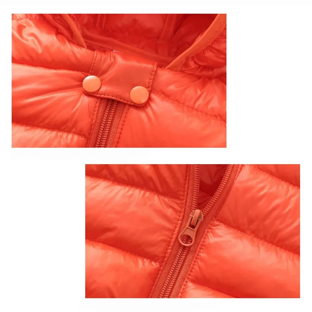 Cute Baby Girls Winter Clothes Kids Light Down Coats with Ear Hoodie Spring Girl Jacket Toddler Children Clothing for Boys Coat 251017