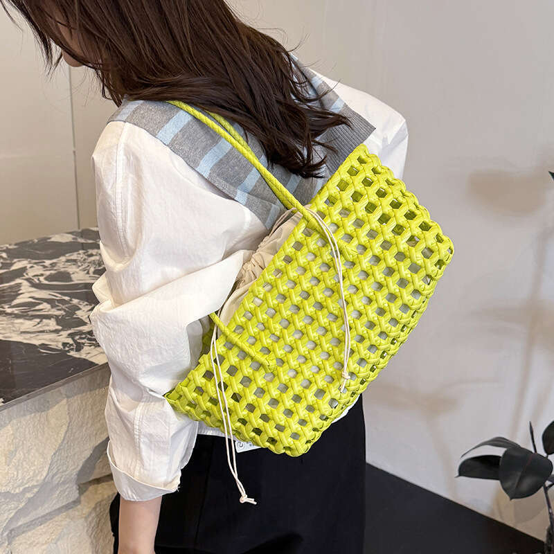 Designer Bag Luxury Bag Summer Super Hot PVC Woven For Women 2025 Shoulder Bag New Large Capacity Picnic Lunch Vacation Beach