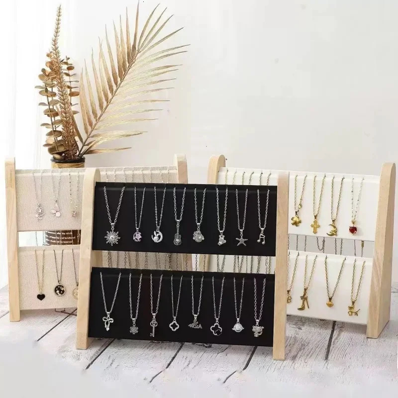 Necklace Holder Necklace Organizer Stand Wood Necklace Display Stands for Selling Jewelry Display Stand for Necklaces Bracel 251016