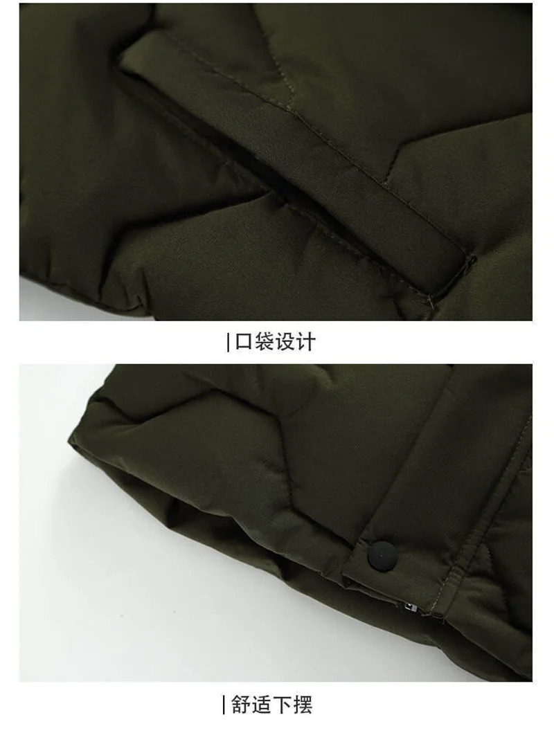 Boys Winter Thick Coat Teen Parka Children Plus Velvet Warm Jackets Fashion Hooded Outwear Kids Clothes 614Y 251017