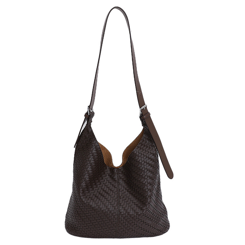 Luxury Brand Designer Bag High-End Hand-Woven Large Capacity Underarm Bag For Women 2025 New Fashion Versatile Tote Bag Single Shoulder Handbag