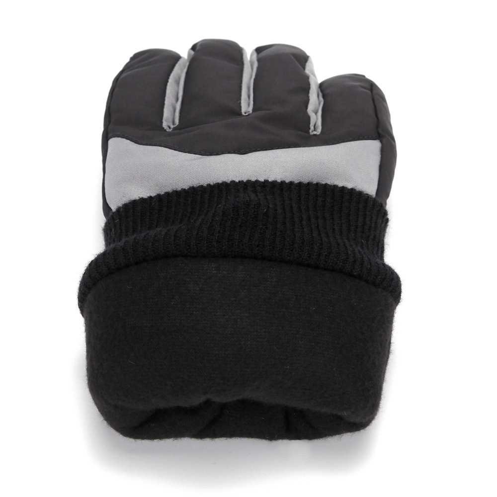 Winter Children's Men's and Women's Skiing Outdoor Windproof Waterproof Plus Veet Thickened Warm Gloves 6-16 Years Old