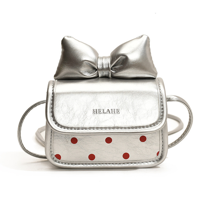 Luxury Brand Designer Bag Children's Bag 2025 New Bowknot Mini Small Square Bag Parent-Child Design Girls Crossbody Coin Earphone Lipstick Bag