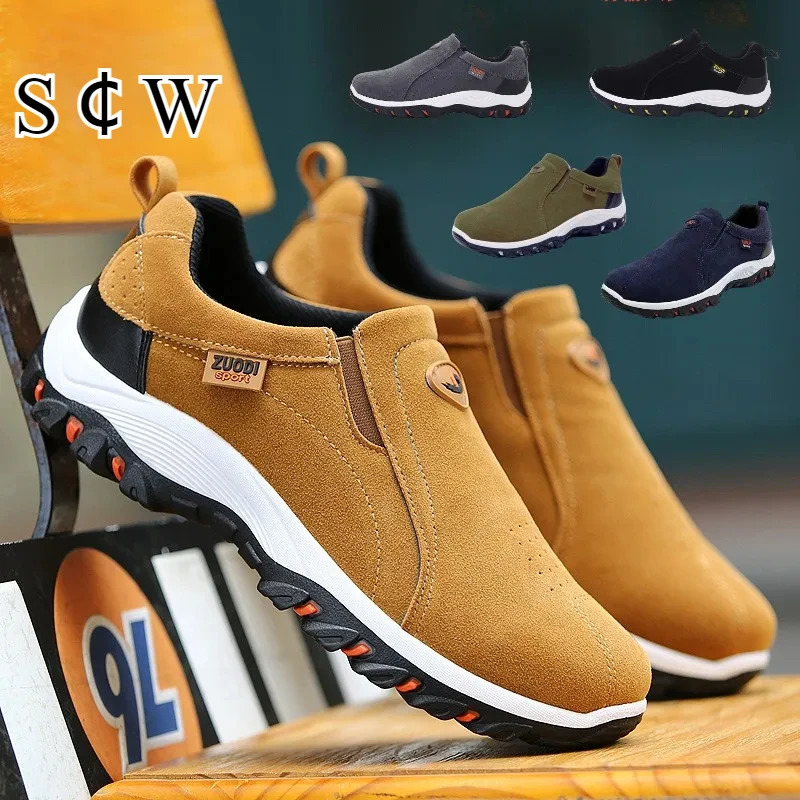 Mens Fashionable Casual Sports Shoes Outdoor Walking and Hiking Shoes Loafers Comfortable Shoes Lightweight Plus Size3850 251014