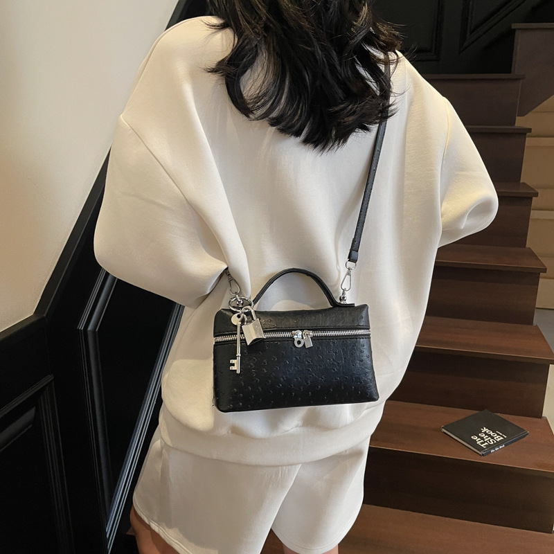 Luxury Brand Designer Bag Casual Lunch Box Bag For Women 2025 Summer High-End Handheld Makeup Bag Simple Luxury Crossbody Shoulder Bag For Women