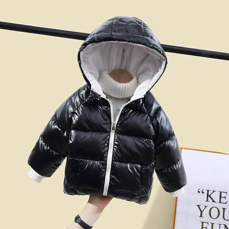 Boys Down Jacket Coat Overcoat Cotton Champagne Warm Thicken Winter Plus Size Childrens Clothing 251017
