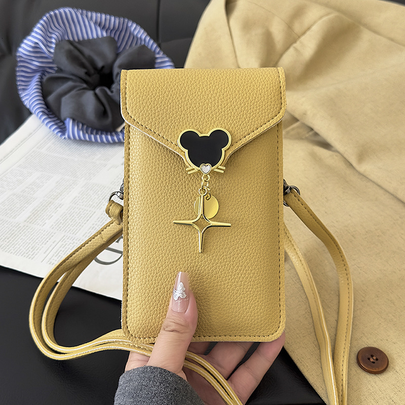 Luxury Brand Designer Bag Small Bag For Phone And Keys, Women's Phone Bag 2025 New Model, Single Shoulder Crossbody Bag, High-Quality Texture Ver