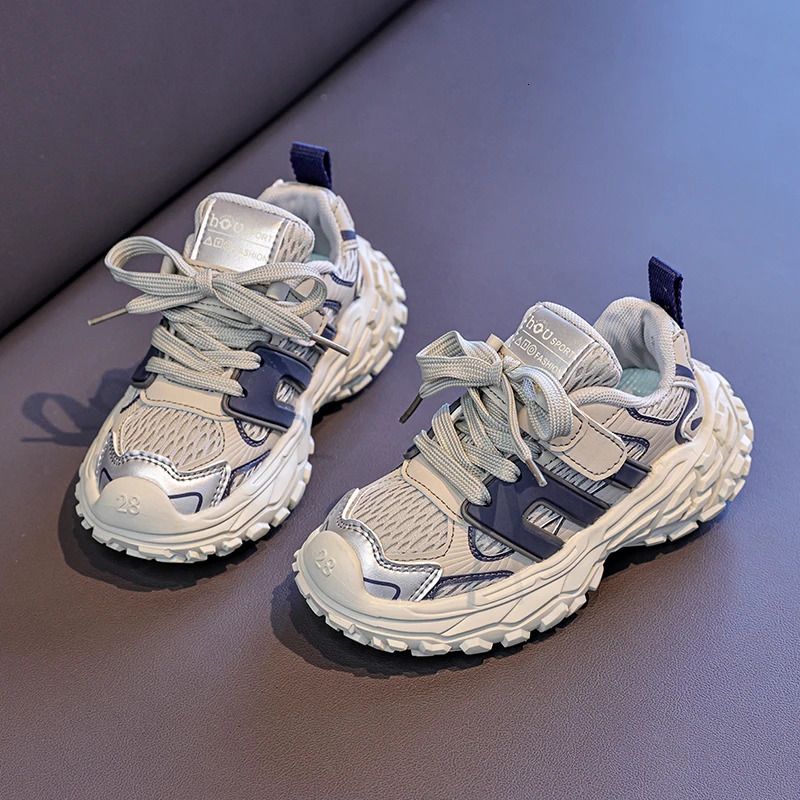 Childrens Sports Shoes For Spring and Autumn Breathable Running Shoes For Boys Korean Version Of Dad Shoes Kids Shoes 251017