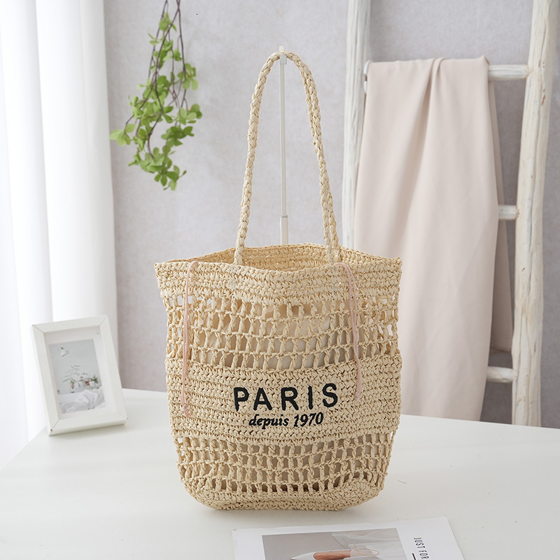 Luxury Brand Designer Bag New INS Style Hollow Out Bag Women's Shoulder Bag Handbag Large Capacity Underarm Bag Vacation Travel Beach Bag