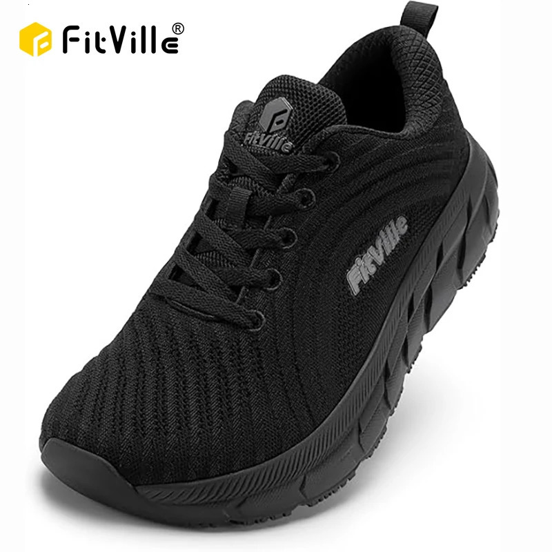 FitVille Wide Toe Box Shoes for Men Cushioned Well Extra Wide Width Shoes Non Slip Wide Lightweight Breathable Running Shoes 251014