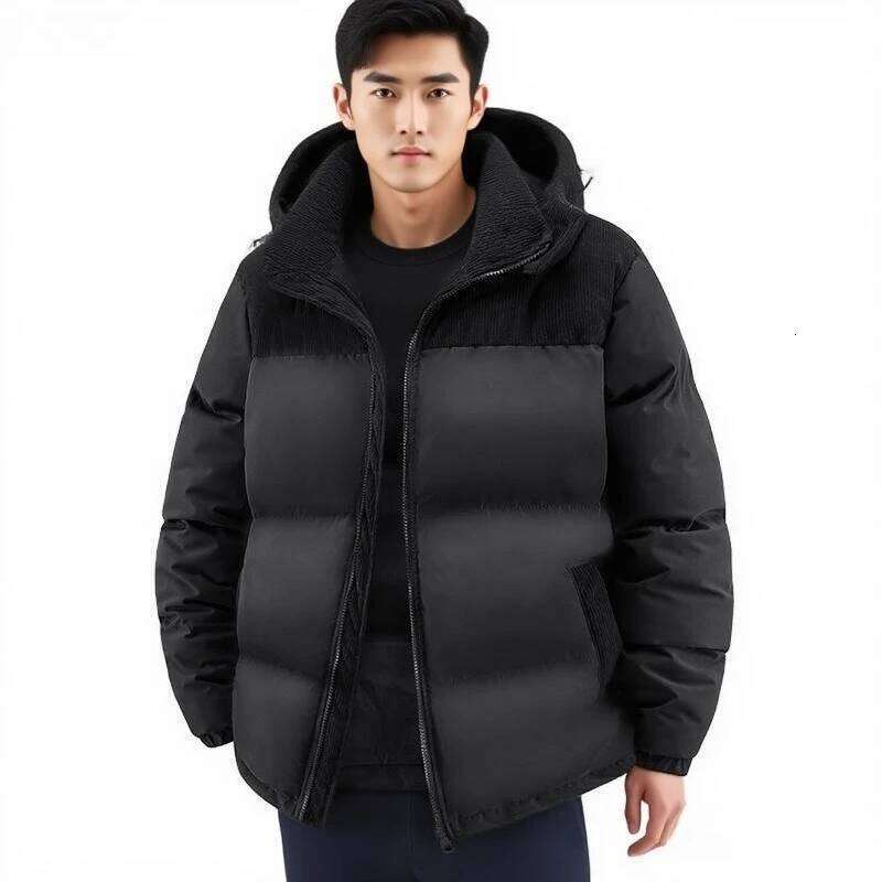 Popular Fashion Trend, Versatile, Comfortable, High-Quality, Unisex, Winter Windproof, Plush, Thick, High-Quality Cotton Jacket