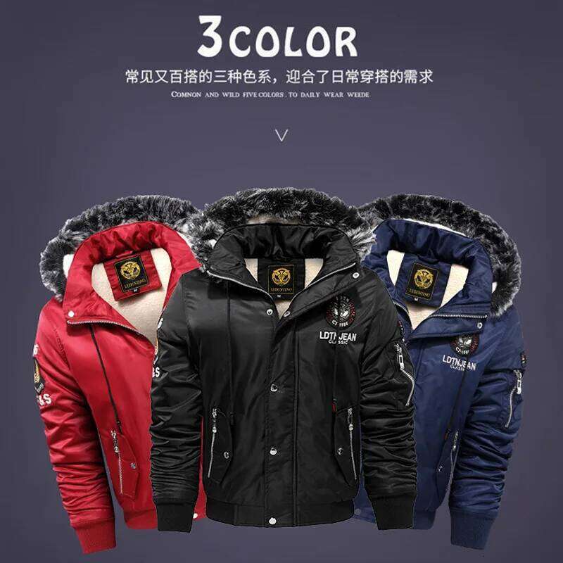 Winter New Thick Casual Lightweight Hooded Detachable Warm White Duck Down Jacket Men's