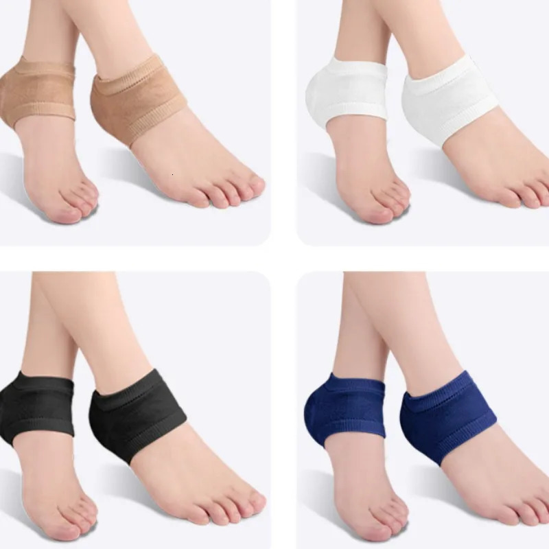 Crack Resistant Heel Pad Foot Sole Protection Cover Preventing Plantar Fasciitis Half Shoe Pad Achilles Tendon Heel Protector 251013