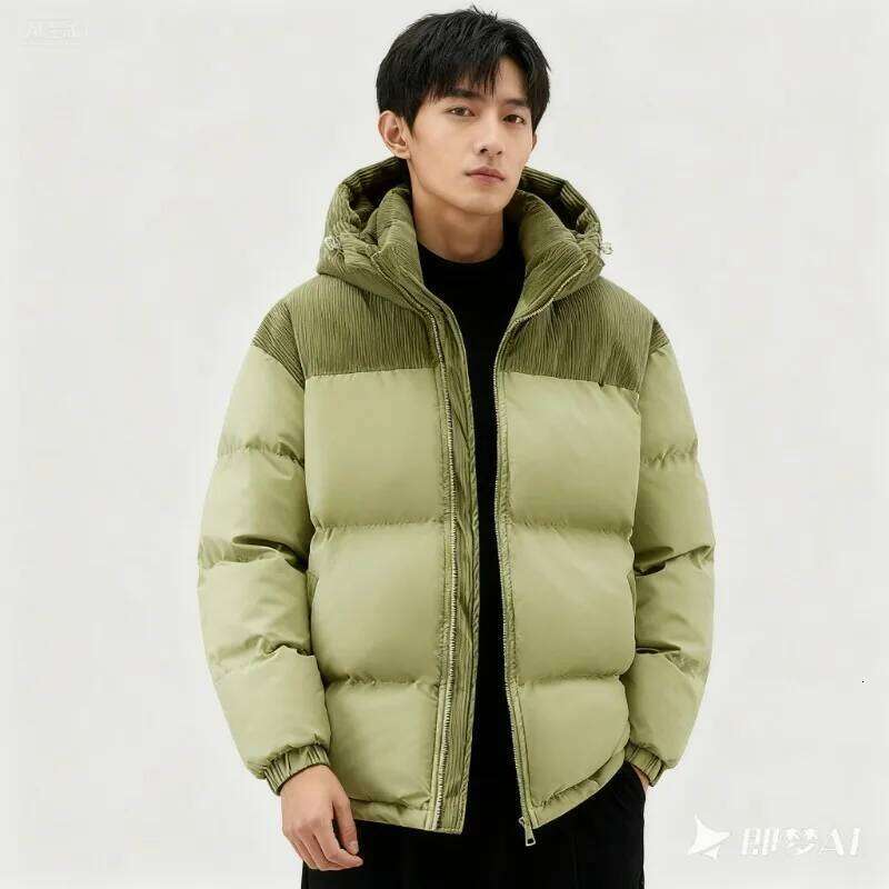 Popular Fashion Trend, Versatile, Comfortable, High-Quality, Unisex, Winter Windproof, Plush, Thick, High-Quality Cotton Jacket