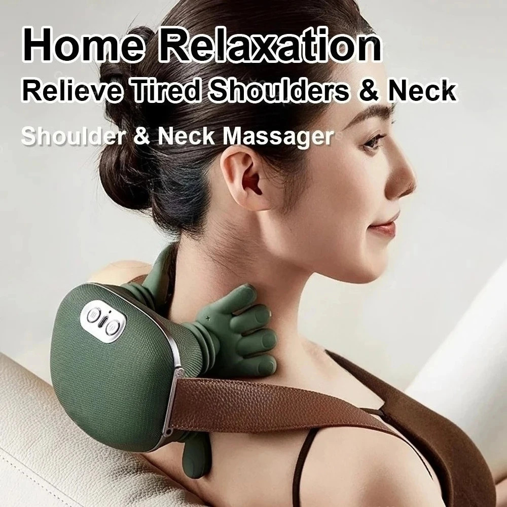 N7 Master Hand Shoulder and Neck Massager Cervical Spine Massager Trapezius Neck Massager Compress Electric Cervical 251013