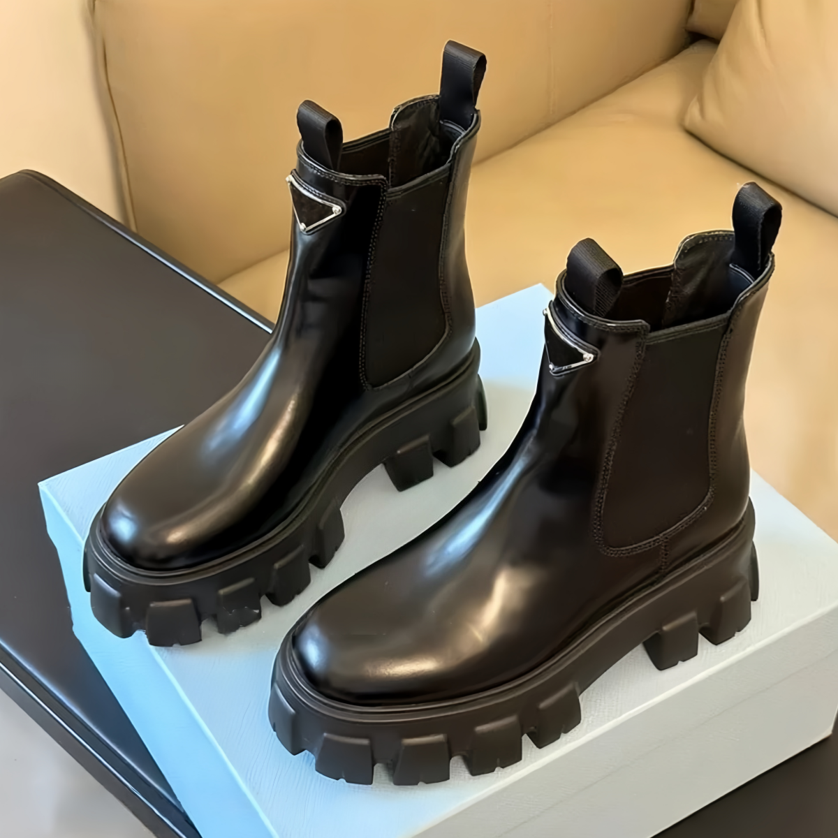 Boots Women Designer Boots Woman Luxury Genuine Leather Platform Boots Winter Fashion Ankle Boots Classics Casual Shoe