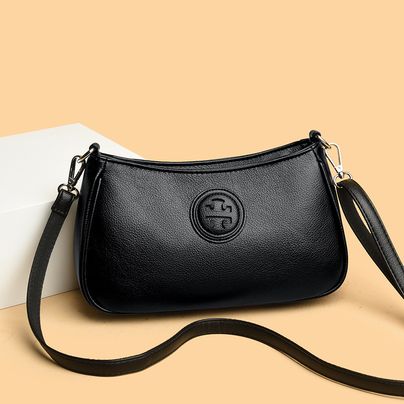 Luxury Brand Designer Bag 2025 New Trendy Crossbody Bag Fashionable Versatile Niche Soft Leather Women's Mom Bag Gift For Mother-In-Law Shoulder 