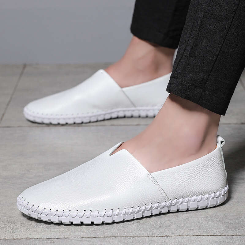 Plus Men's designer shoes Casual Slip-On First Layer Cowhide Lazy Leather Shoes Size 48 49 50 Loafers men designer shoes