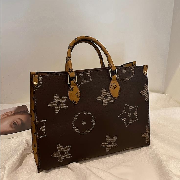 Design Package fashionable Womens new fashionable versatile handbag with simple design large capacity shoulder bag