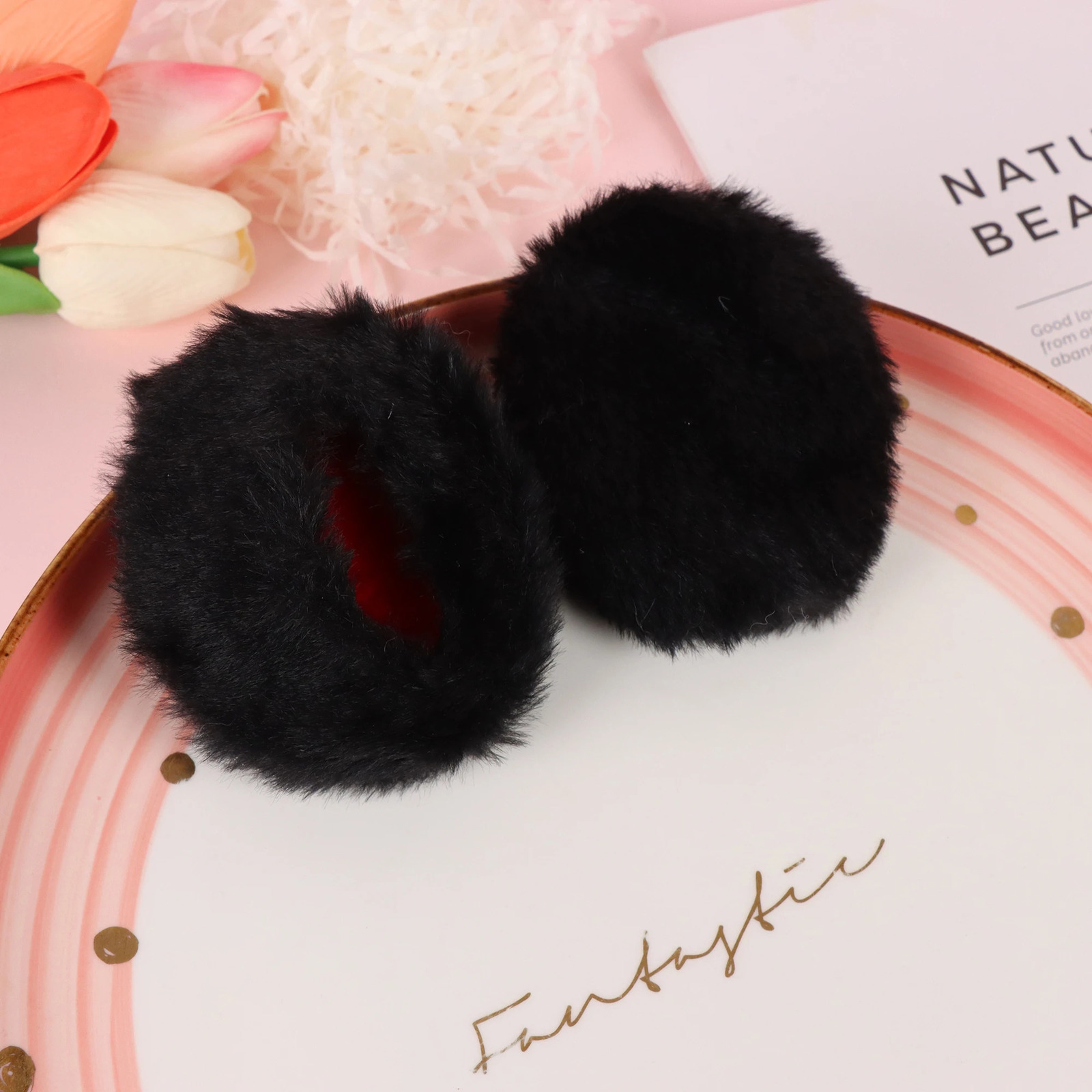 Unisex Outdoor Furry Earmuffs Without Ear Warmers Winter Earmuffs Windproof Ear Protection Earmuffs Christmas Gifts 251014