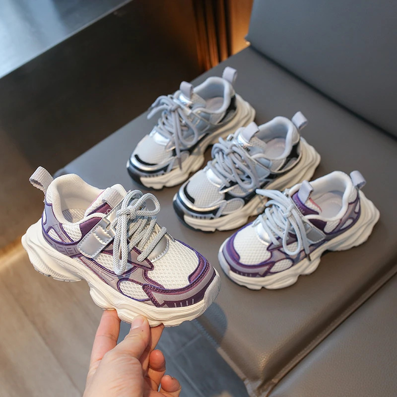 Boys shoes spring childrens sports shoes girls dad shoes baby shoes breathable mesh shoes 251017