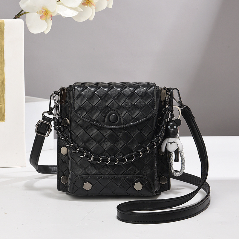 Luxury Brand Designer Bag 2025 New Woven Phone Bag For Women, Trendy Versatile Handbag, Shoulder Bag, Crossbody Bag