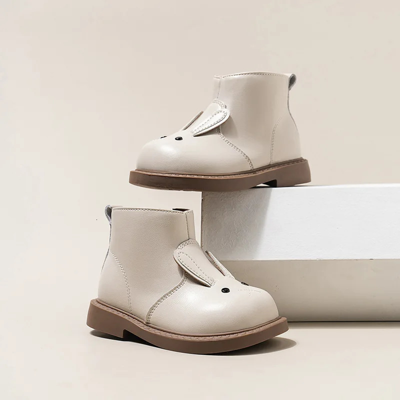 Girls Shoe Girls Boots Cute Rabbit Boots Fashion Ankle Boots All Match Children Shoes Boys Shoes Botas Mujer 251017