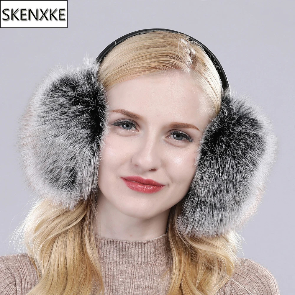 Fox Raccoon Fur Hang Ear Cover Warm Winter Earmuffs Headwear Ear Muffs Earmuffs Cold Ear Warmer Ear Protection Headband 251014