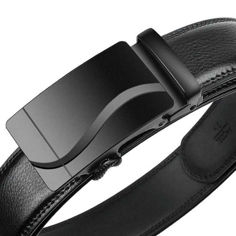Men Belts Automatic Buckle Belt PU Leather High Quality For Men Leather Strap Casual For Jeans W251018