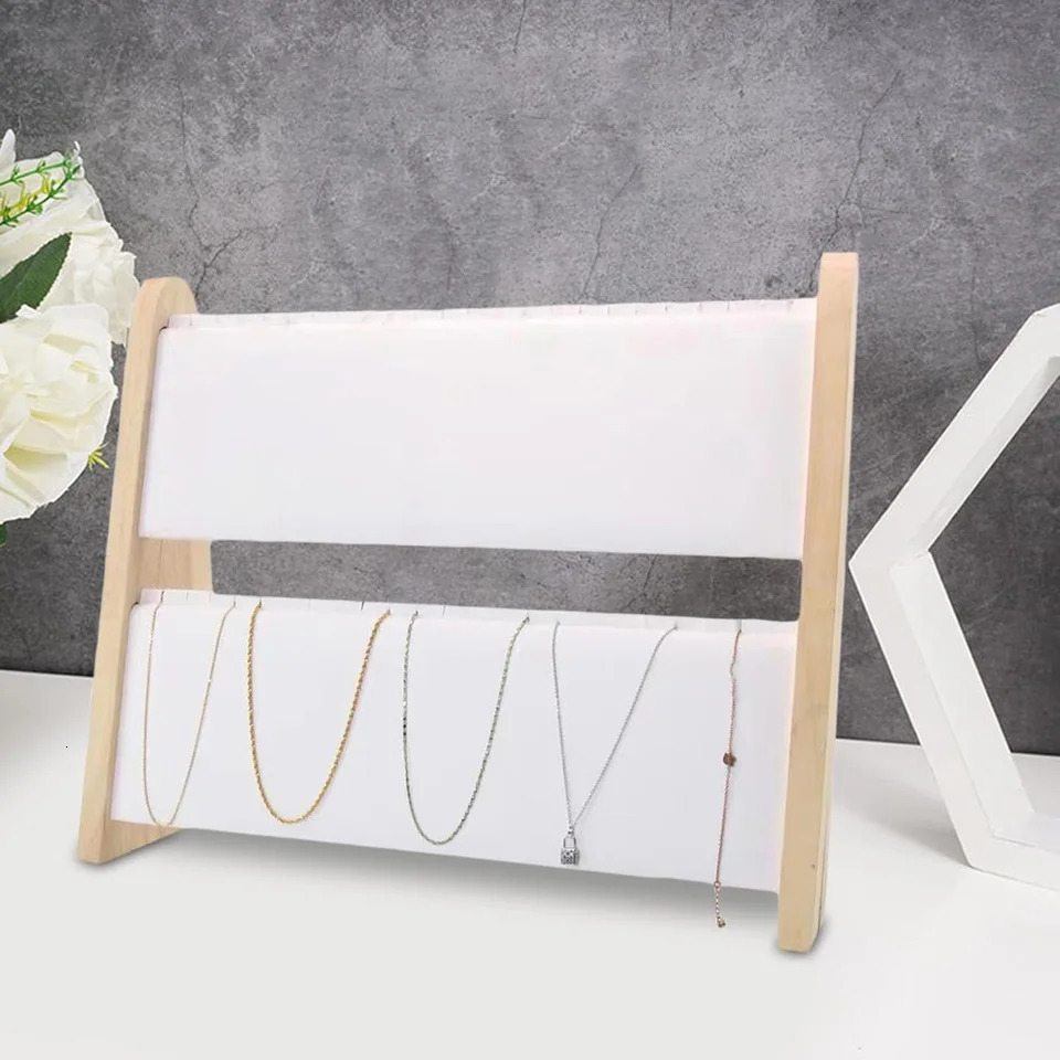 Necklace Holder Necklace Organizer Stand Wood Necklace Display Stands for Selling Jewelry Display Stand for Necklaces Bracel 251016