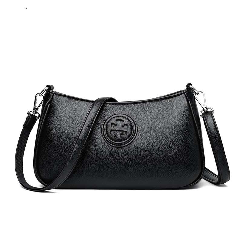 Luxury Brand Designer Bag 2025 New Trendy Crossbody Bag Fashionable Versatile Niche Soft Leather Women's Mom Bag Gift For Mother-In-Law Shoulder 