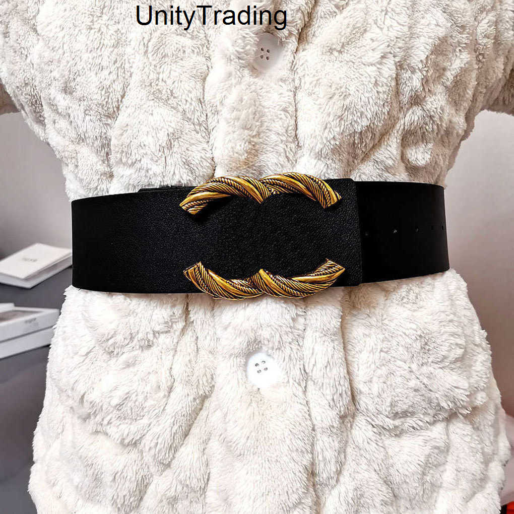 Fashion Brand Belts Large Gold Buckle Leather Classic Designer Womens Dress Belt Variety Of Styles Colors Available CC channelbeltlies channellys channelsly UNKK