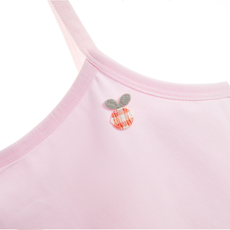 r Lightweight Mid-Length Bra for Growing Girls Pure Cotton Camisole for Developing Elementary School Students