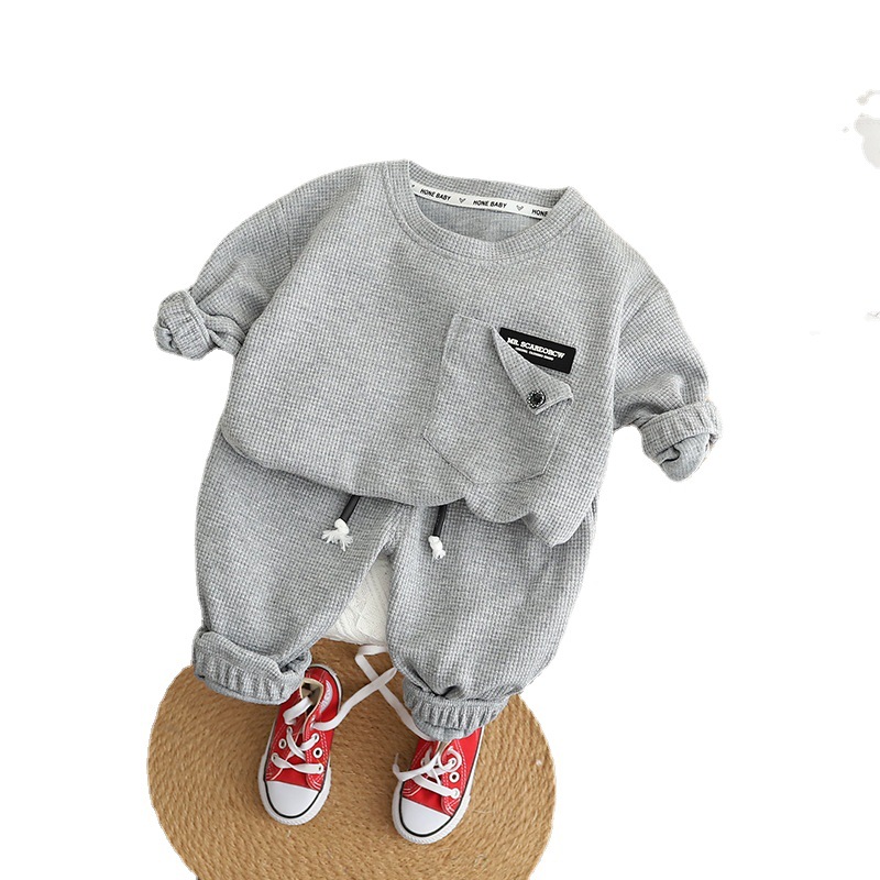 Boys' Set Autumn Edition 2025 New Fashionable Children's Clothing Spring and Autumn Edition 1-Year-3 Boys' Handsome Boys' Baby Clo