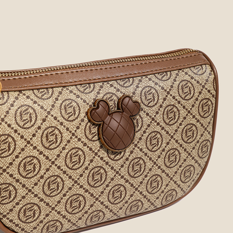 Luxury Brand Designer Bag High-End Printed Bag For Women Summer 2024 New Fashion Versatile Wide Shoulder Strap Ladies Single Shoulder Crossbody Bag