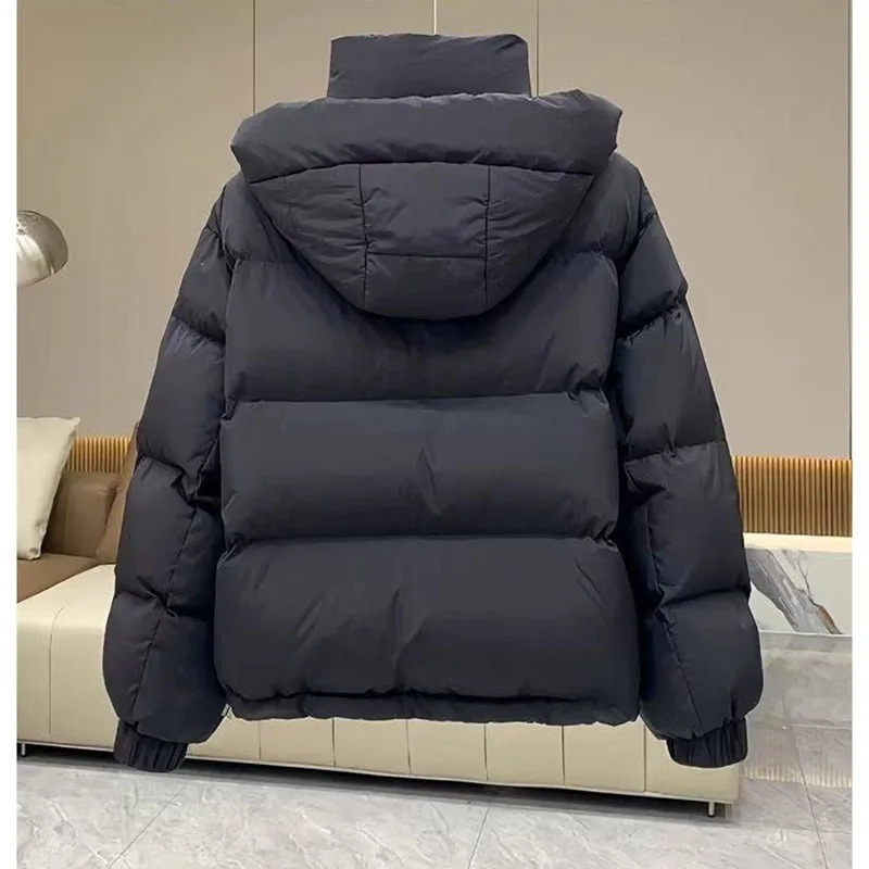 CottonPadded Coat Ladies Autumn Winter Korean Down Jacket Womens Parkas Short Bread Outerwear Hooded Cotton Jackets 251014