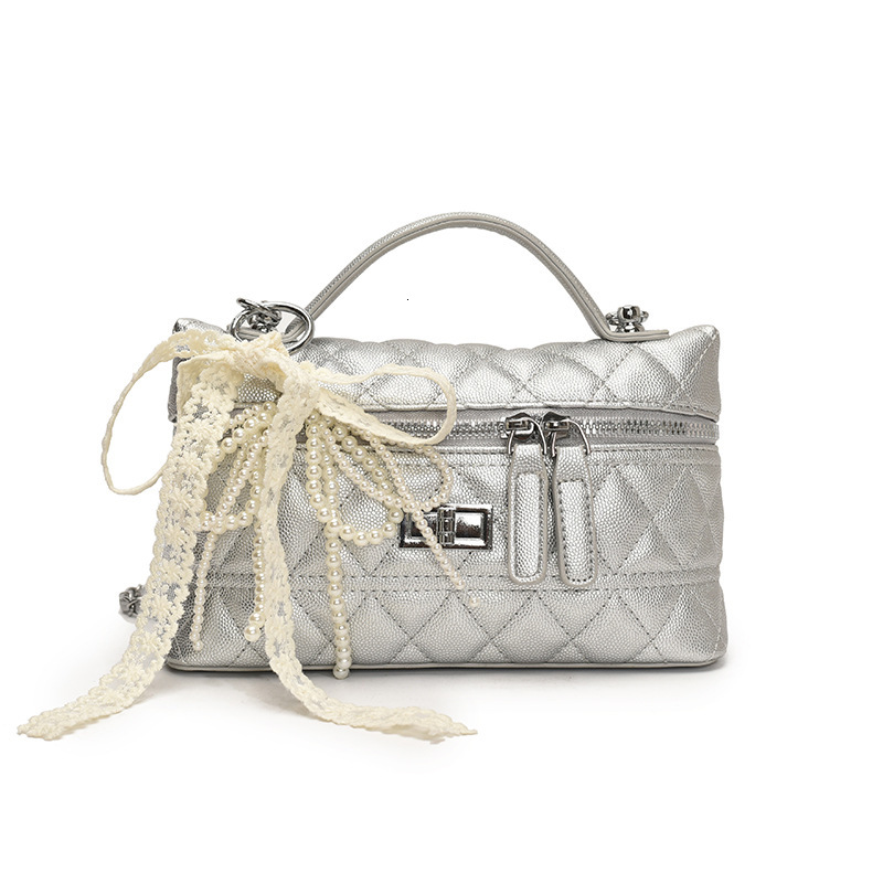 Luxury Brand Designer Bag High-End -Style Box Bag For Women 2025 New Hot-Selling Quilted Chain Shoulder Bag Trendy Versatile Small Square Bag