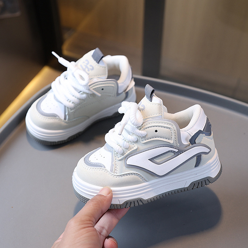 New children's sports shoes for boys and girls with campus style, high top soft soled casual shoes, outdoor trendy designer shoes