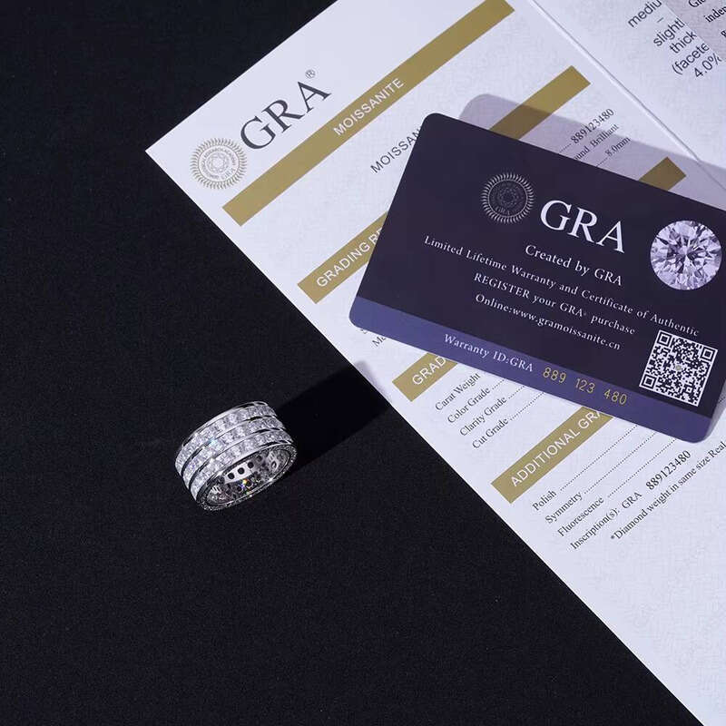 Fashion Jewelry Hip-Hop Heart Eternal 14k Gold Plated Pure Silver Hui Shi Men's Wedding Ring